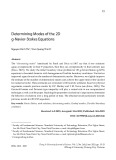 Determining Modes of the 2D g-Navier-Stokes Equations