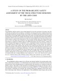 A study on the probabilistic safety assessment of the truss structure designed by the LRFD code