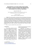 Transitivity analysis of the Vietnamese economic contracts from the perspective of systemic functional grammar