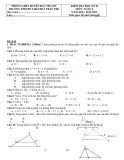 Đề thi học kì 2 môn Toán lớp 8 năm 2022-2023 có đáp án - Trường PTDT BT TH THCS Trần Phú