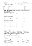 Đề thi giữa học kì 1 môn Toán lớp 9 năm 2022-2023 có đáp án - Trường TH&THCS Nguyễn Chí Thanh