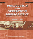Ebook Production and operation management (2nd edition): Part 1