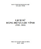 Ebook Lịch sử Đảng bộ xã Lộc Vĩnh (1930-2016): Phần 2