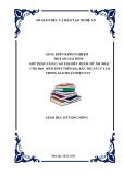 Sáng kiến kinh nghiệm THPT: Một số giải pháp góp phần nâng cao thị hiếu thẩm mỹ âm nhạc cho học sinh THPT trên địa bàn thị xã Cửa Lò trong giai đoạn hiện nay