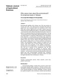 Who cares more about the environment?: An empirical study in Vietnam