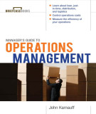 Ebook Manager’s guide to operations management: Part 2