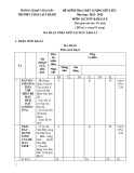 Đề thi giữa học kì 1 môn Lịch sử và Địa lí lớp 6 năm 2022-2023 có đáp án - Trường THCS Lai Thành, Kim Sơn