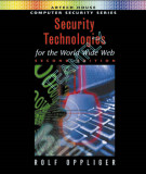 Ebook Security technologies for the world wide web (Second edition): Part 1