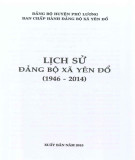 Ebook Lịch sử Đảng bộ xã Yên Đổ (1946-2014): Phần 1