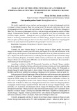 Evaluation of the effectiveness of a number of propaganda activities to respond to climate change in Hanoi