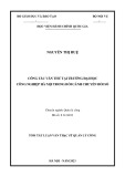 Tóm tắt Luận văn Thạc sĩ Quản lý công: Công tác văn thư tại Trường Đại học Công nghiệp Hà Nội trong thời kỳ chuyển đổi số