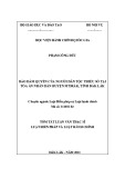 Tóm tắt Luận văn Thạc sĩ Luật Hiến pháp và Luật Hành chính: Bảo đảm quyền của người dân tộc thiểu số tại Tòa án nhân dân huyện M’Drắk, tỉnh Đắk Lắk