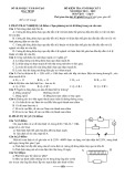 Đề thi học kì 1 môn Vật lí lớp 9 năm 2021-2022 - Sở GD&ĐT Bắc Ninh