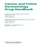 Ebook Canine and feline dermatology drug handbook: Part 2
