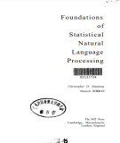 Ebook Ebook Foundations of Statistical Natural Language Processing