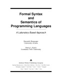 Ebook Formal syntax and semantics of programming languages