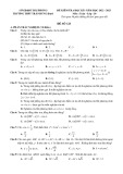 Đề thi học kì 1 môn Toán lớp 10 năm 2022-2023 - Trường THPT Trần Hưng Đạo, Hải Phòng