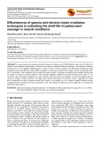Effectiveness of gamma and electron beam irradiation techniques in extending the shelf-life of pasteurized sausage in natural conditions