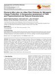 Plumeria alba latex as a new plant protease for Waragashi cheese production: A comparative assessment of yield and physicochemical and textural characteristics