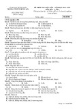 Đề thi giữa học kì 2 môn Hoá học lớp 9 năm 2022-2023 - Trường PTDTNT Phước Sơn