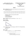 Đề thi giữa học kì 2 môn Toán lớp 7 năm 2021-2022 có đáp án - Trường PTDTBT THCS Xã Khoen On