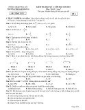Đề thi học kì 1 môn Toán lớp 7 năm 2022-2023 có đáp án - Trường THCS Kim Đồng, Đại Lộc