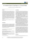 Cor triatriatum dexter: A case report in a 70-year-old male