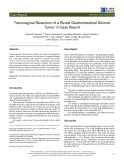 Transvaginal resection of a rectal gastrointestinal stromal tumor: A case report