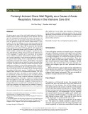 Fentanyl-induced chest wall rigidity as a cause of acute respiratory failure in the intensive care unit