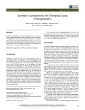 Synthetic cannabinoids: An emerging cause of coagulopathy