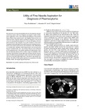 Utility of fine needle aspiration for diagnosis of plasmacytoma