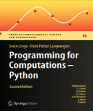 Ebook Programming for Computations – Python - Part 1
