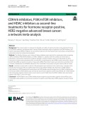 CDK4/6 inhibitors, PI3K/mTOR inhibitors, and HDAC inhibitors as second-line treatments for hormone receptor-positive, HER2-negative advanced breast cancer: A network meta-analysis