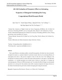 Evaluation of parameter effect on swimming trajectory of elongated undulating fin using computational fluid dynamic model