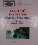 Ebook Lịch sử Đảng bộ tỉnh Quảng Ninh - Tập 3 (1955-1975): Phần 2