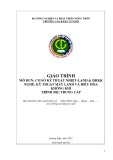 Giáo trình Cơ sở kỹ thuật nhiệt lạnh và điều hoà không khí (Nghề: Kỹ thuật máy lạnh và điều hoà không khí - Trung cấp) - Trường Cao đẳng Cơ giới (2022)