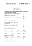Đề thi giữa học kì 1 môn Toán lớp 9 năm 2021-2022 có đáp án - Trường THCS Tràng An, Đông Triều