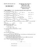 Đề thi giữa học kì 1 môn Toán lớp 8 năm 2022-2023 có đáp án - Trường THCS Hà Huy Tập