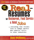 Ebook Real-resumes for restaurant, food service & hotel jobs: Including real resumes used to change careers and transfer skills to other industries