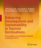 Ebook Balancing development and sustainability in tourism destinations: Proceedings of the tourism outlook conference 2015 - Part 2