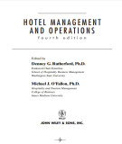 Ebook Hotel management and operations (Fourth edition): Part 2