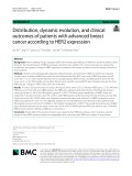 Distribution, dynamic evolution, and clinical outcomes of patients with advanced breast cancer according to HER2 expression