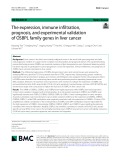 The expression, immune infiltration, prognosis, and experimental validation of OSBPL family genes in liver cancer