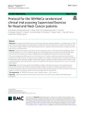 Protocol for the SEHNeCa randomised clinical trial assesing Supervised Exercise for Head and Neck Cancer patients