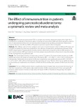 The Effect of immunonutrition in patients undergoing pancreaticoduodenectomy: A systematic review and meta-analysis