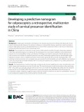 Developing a predictive nomogram for colposcopists: A retrospective, multicenter study of cervical precancer identification in China