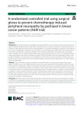A randomized controlled trial using surgical gloves to prevent chemotherapy-induced peripheral neuropathy by paclitaxel in breast cancer patients (AIUR trial)