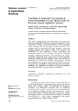 The roles of perennial crop systems to rural households: A case study in Dak Lak province, Central Highlands, Vietnam
