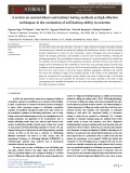 A review on current direct and indirect testing methods as high-effective techniques in the evaluation of self-healing ability in concrete