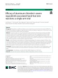 Efficacy of aluminum chloride in severe regorafenib-associated hand-foot skin reactions: A single-arm trial
